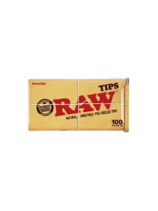RAW 100 Pre-Rolled Tips Tin