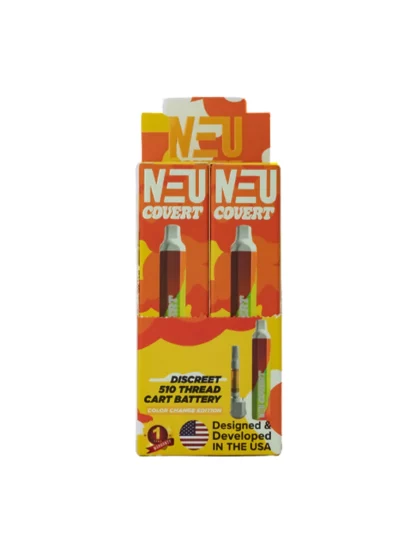 NEU Covert 320mAh Variable Voltage Cartridge Battery - Orange Yellow