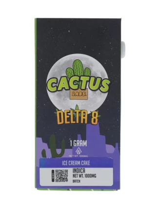 Ice Cream Cake Indica Cactus Labs Delta 8 Cartridges 1G
