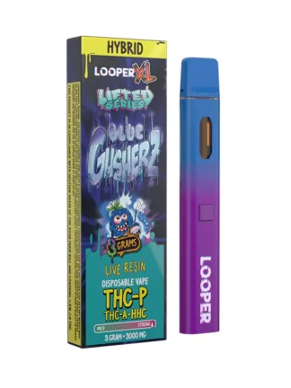 Blue Gusherz Looper XL Melted Series HHC+THC-A+THC-P Vape 3G