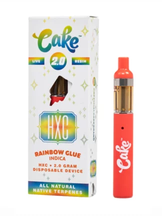 Rainbow Glue Cake HXC Live Resin Disposable 2G