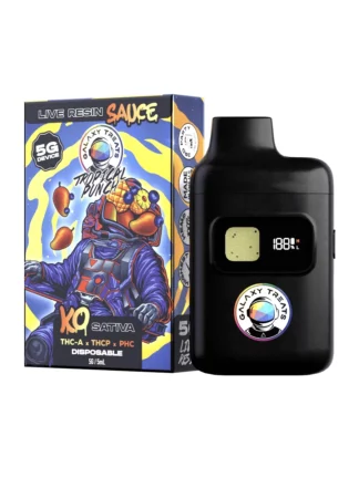 Tropical Punch Galaxy Treats KO Live Resin Sauce Disposable 5G